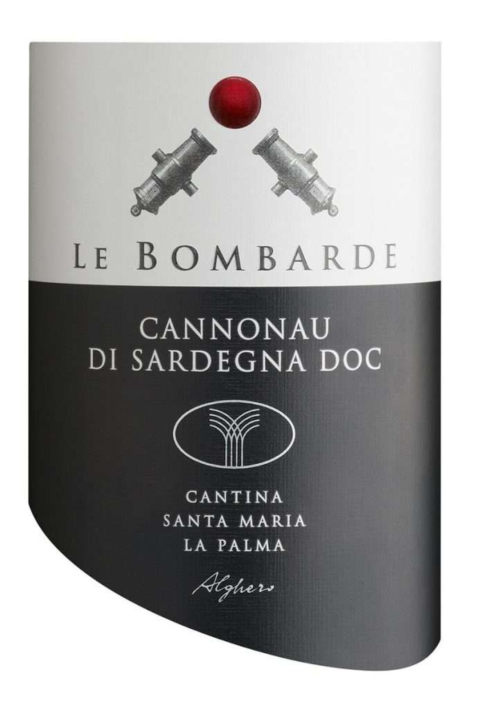 cannonau bombarde etichetta