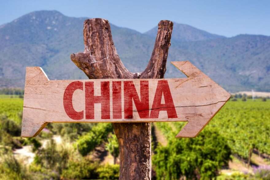 mercato vino cina volumi calo cresce fascia premium