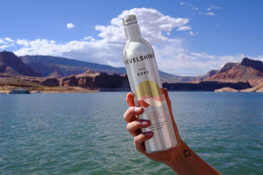 vino bottiglie alluminio