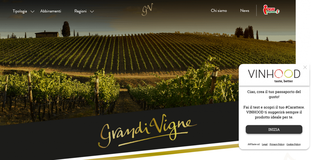 vinhood iper grandi vigne vino test