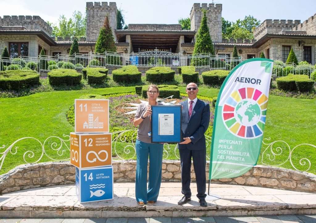 Gardaland Resort Sabrina de Carvalho CEO Gardaland Direttore Generale AENOR Ing. Pierpaolo Arca 8