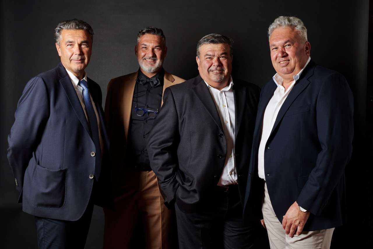 Famiglia Castagnedi Da sx Paolo, Massimo, Tiziano e Armando