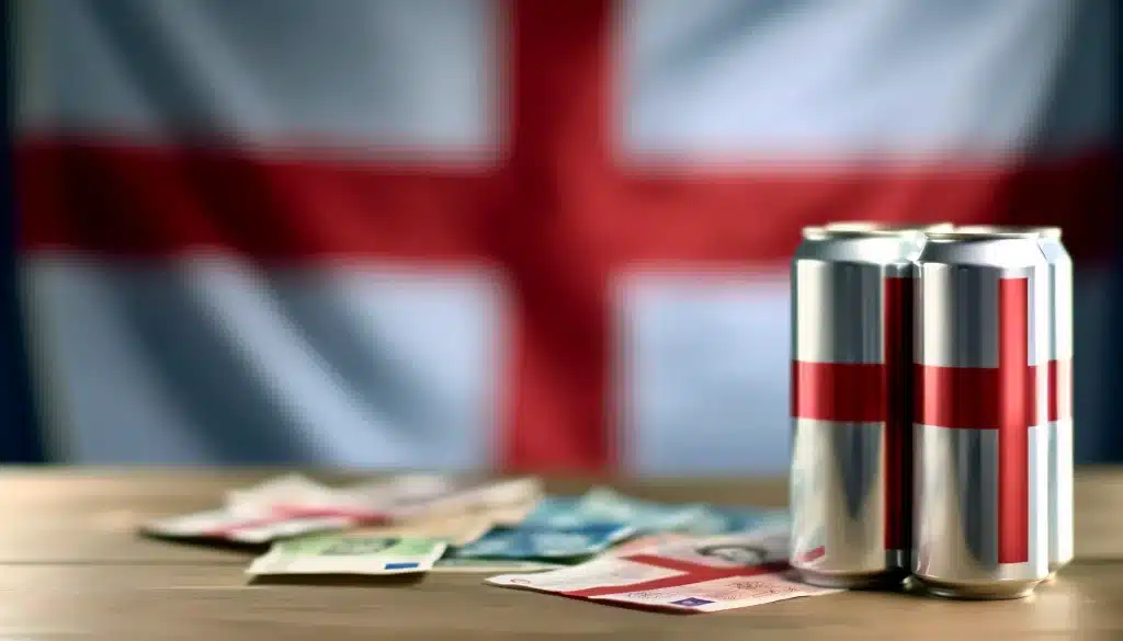 Vino in lattina Inghilterra