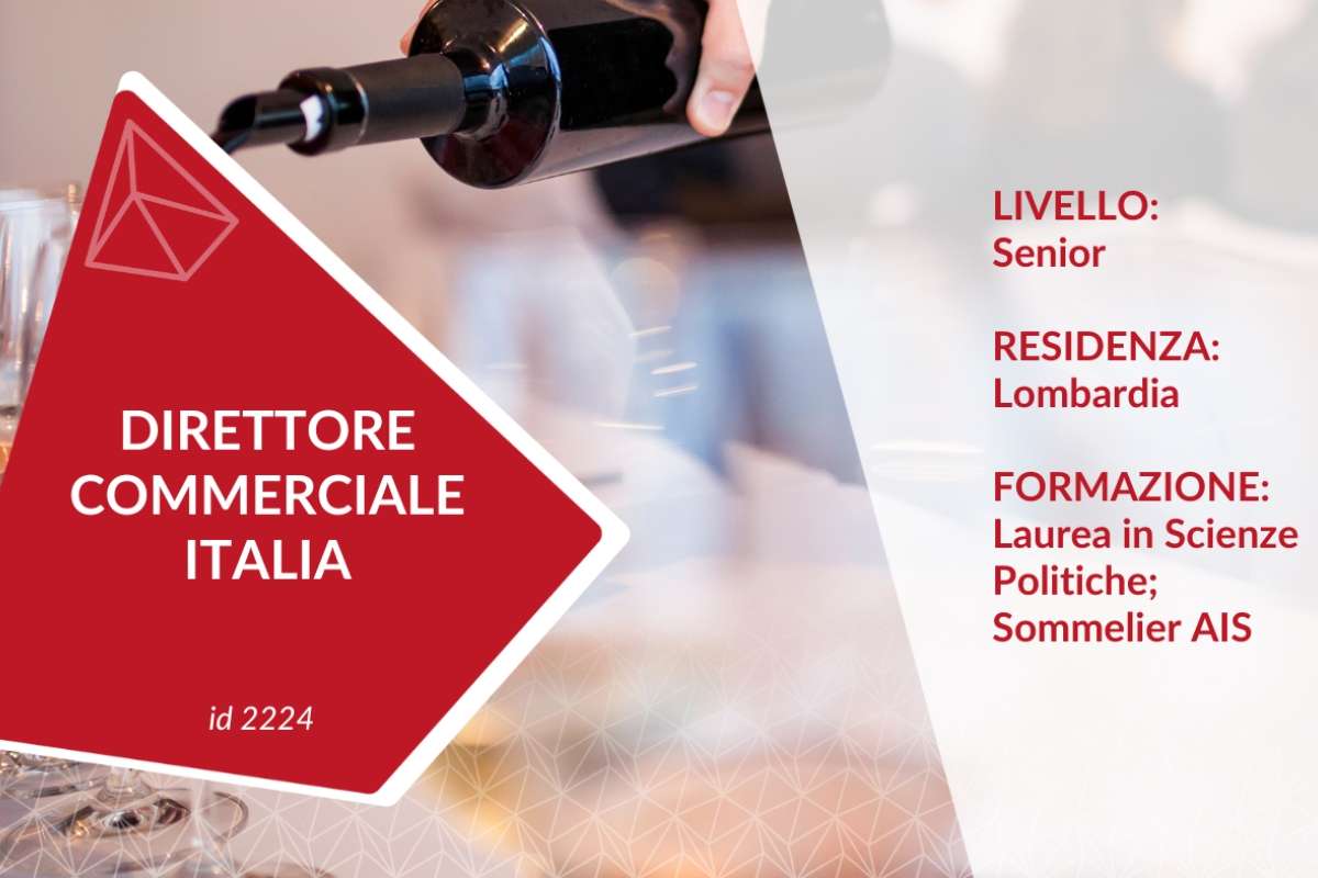 Direttore Commerciale Italia