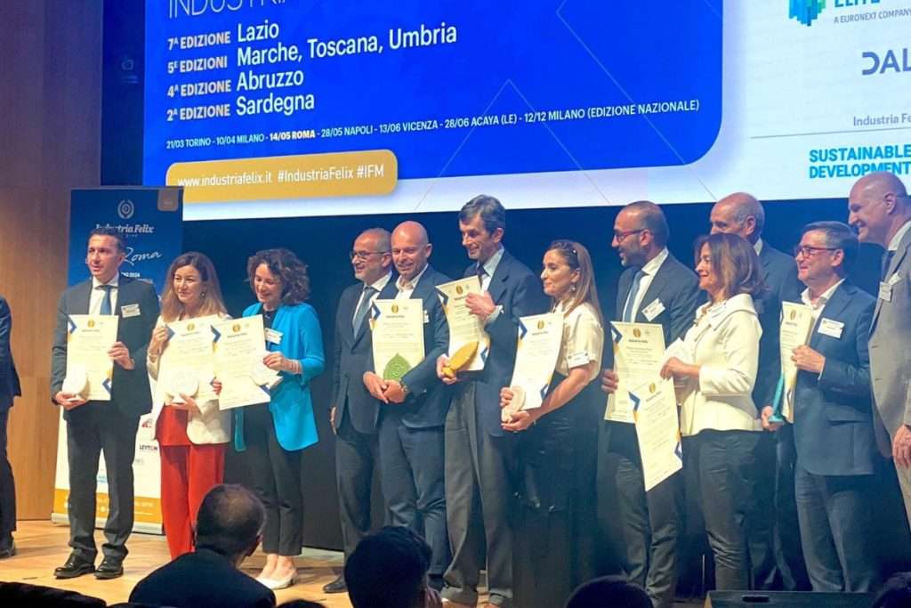 Famiglia Cotarella vince l'Alta Onorificenza di Bilancio alla premiazione Industria Felix