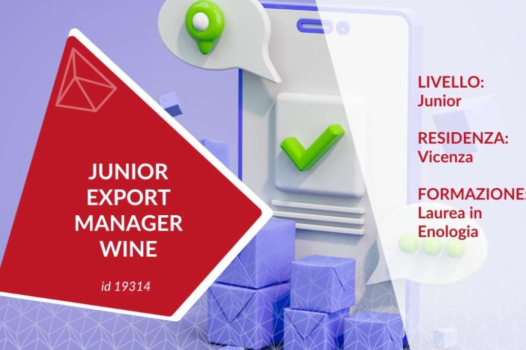 Junior Export Manager Wine