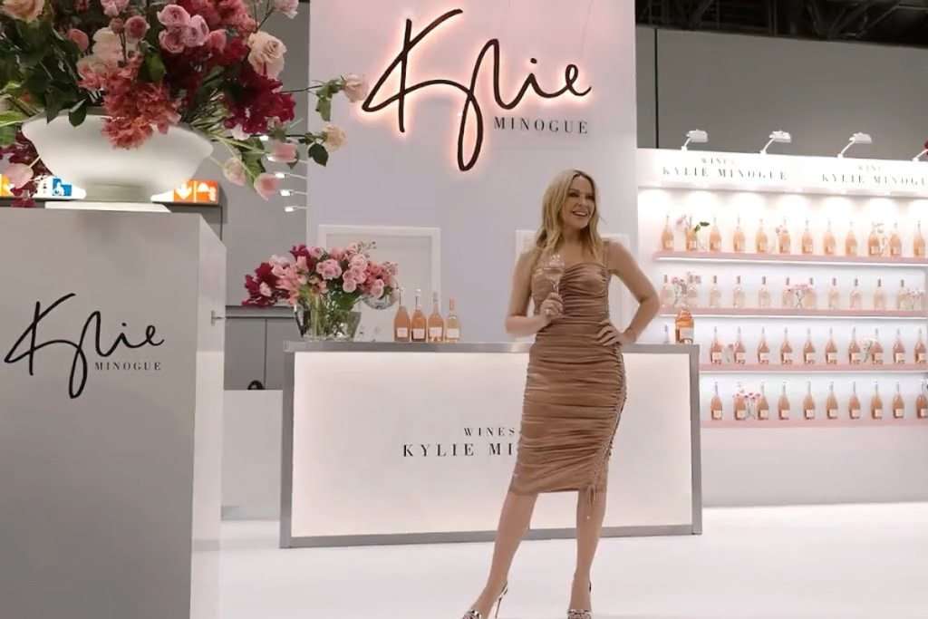 Kylie Minogue successo vino