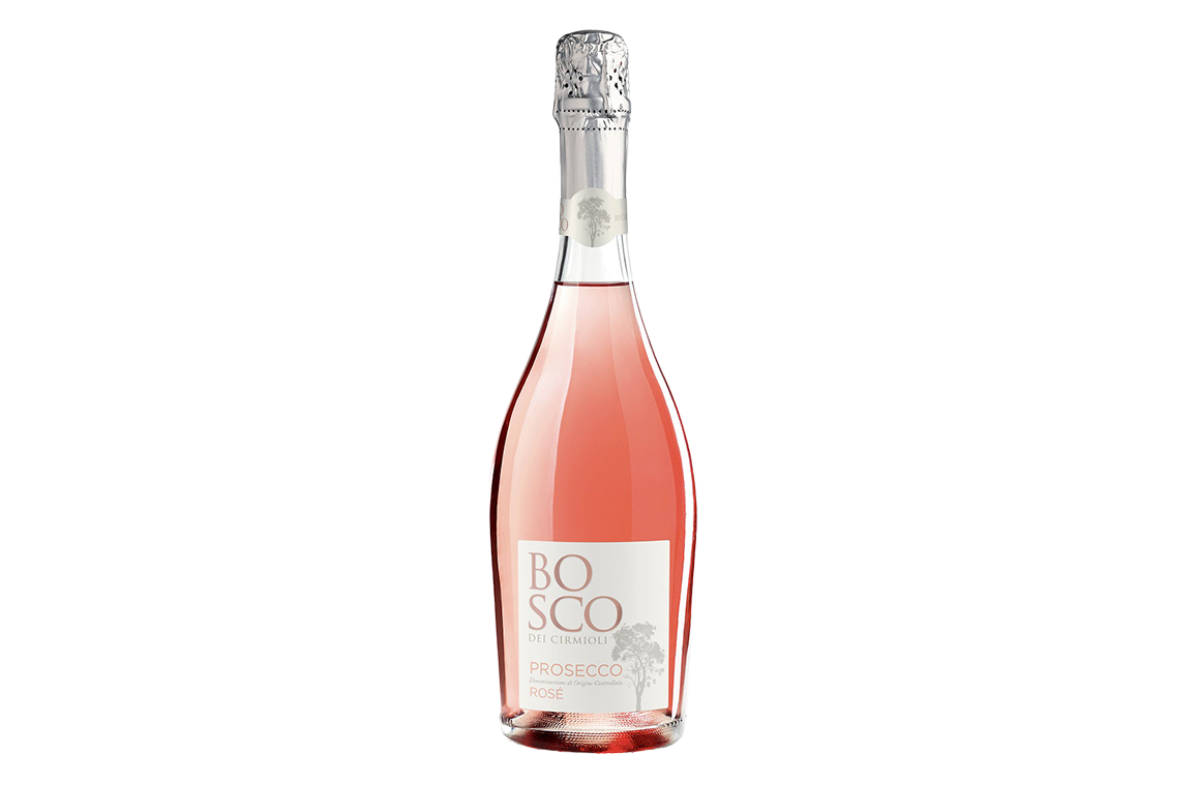 Prosecco DOC Rosè Extra Dry Bosco dei Cirmioli.