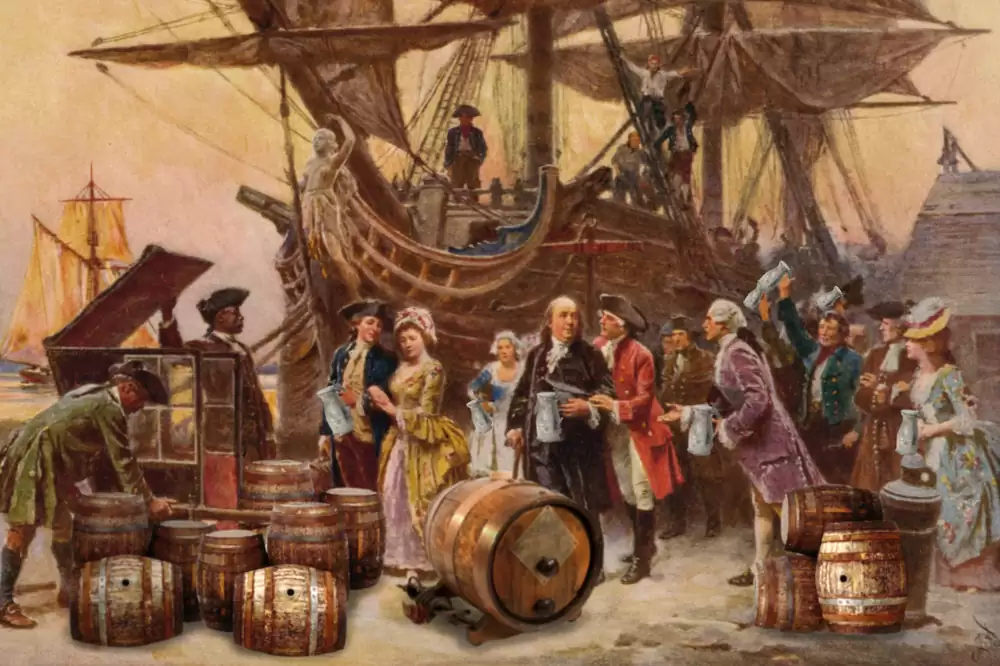 USA colonie storia vino