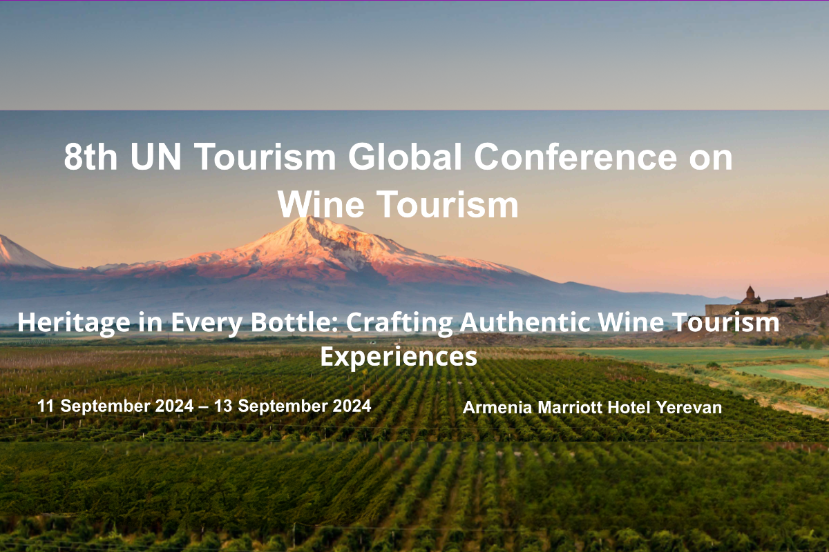 8ª “UN Tourism Global Conference” sul turismo del vino l’incontro annuale per discutere le best practices