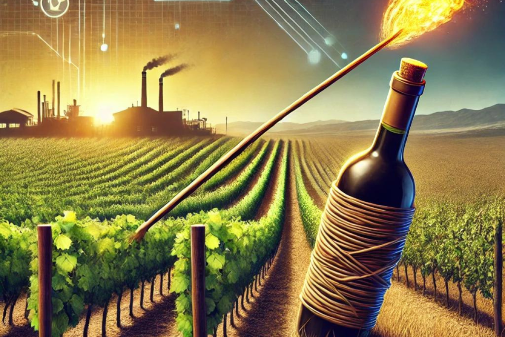 La coda di paglia del comparto del vino