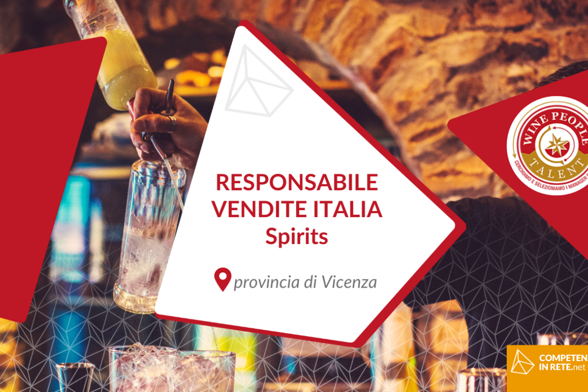 RESPONSABILE VENDITE ITALIA Spirits