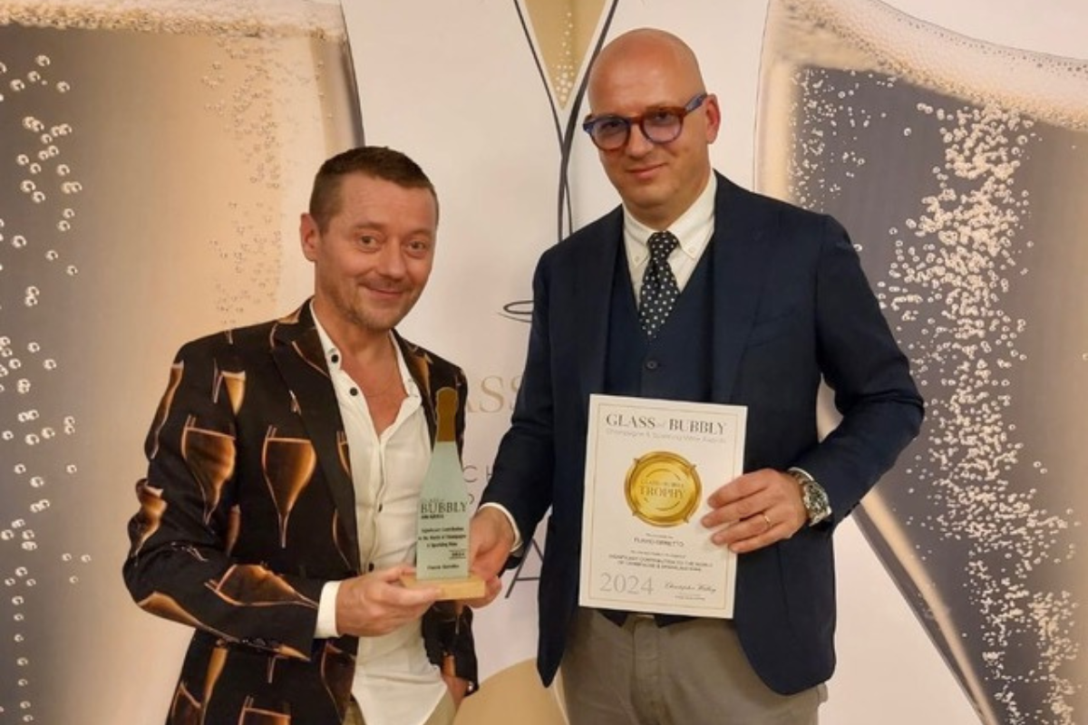 Villa Sandi Flavio Geretto premiato ai Glass of Bubbly Awards per il suo impatto sui vini spumanti