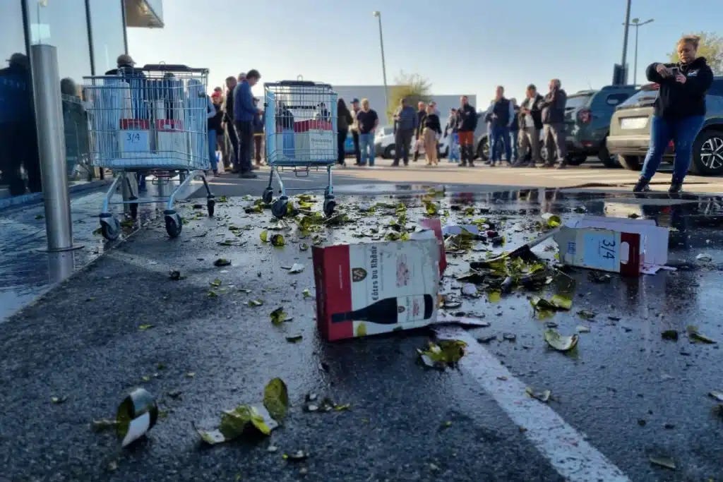 Francia crisi vino prezzi GDO dazi Trump