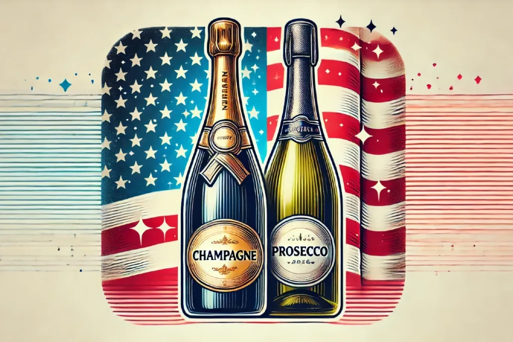 USA bollicine Prosecco Champagne