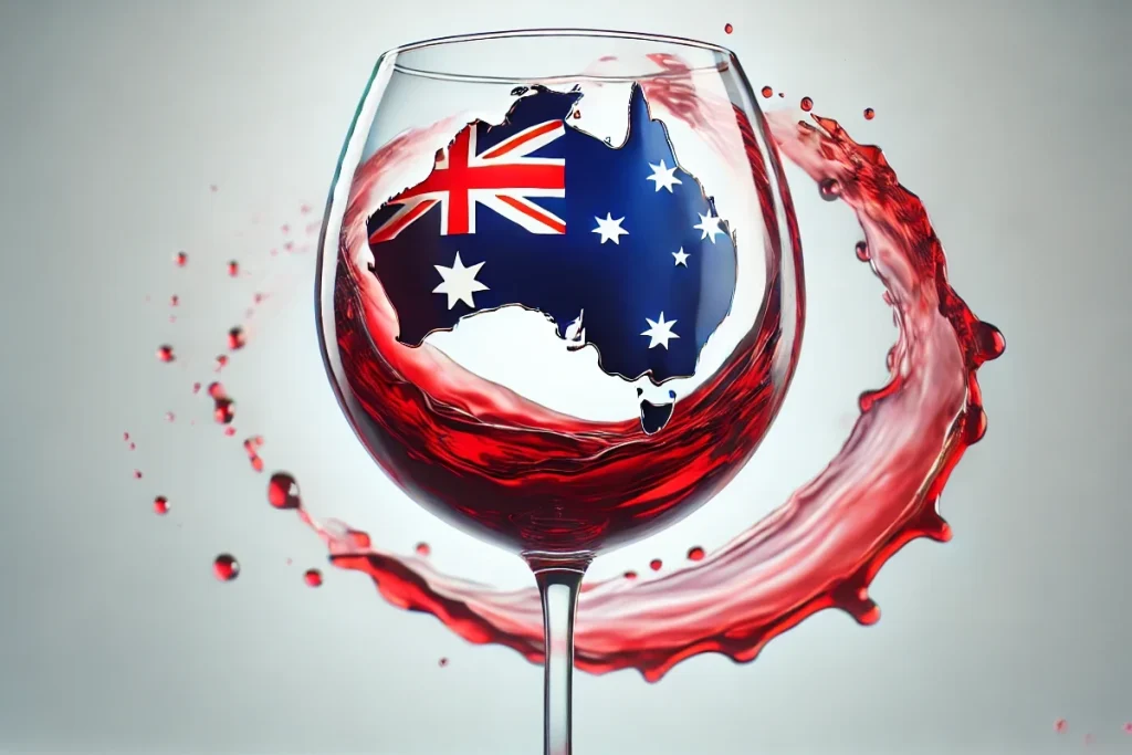 report vino australia produzione vendite