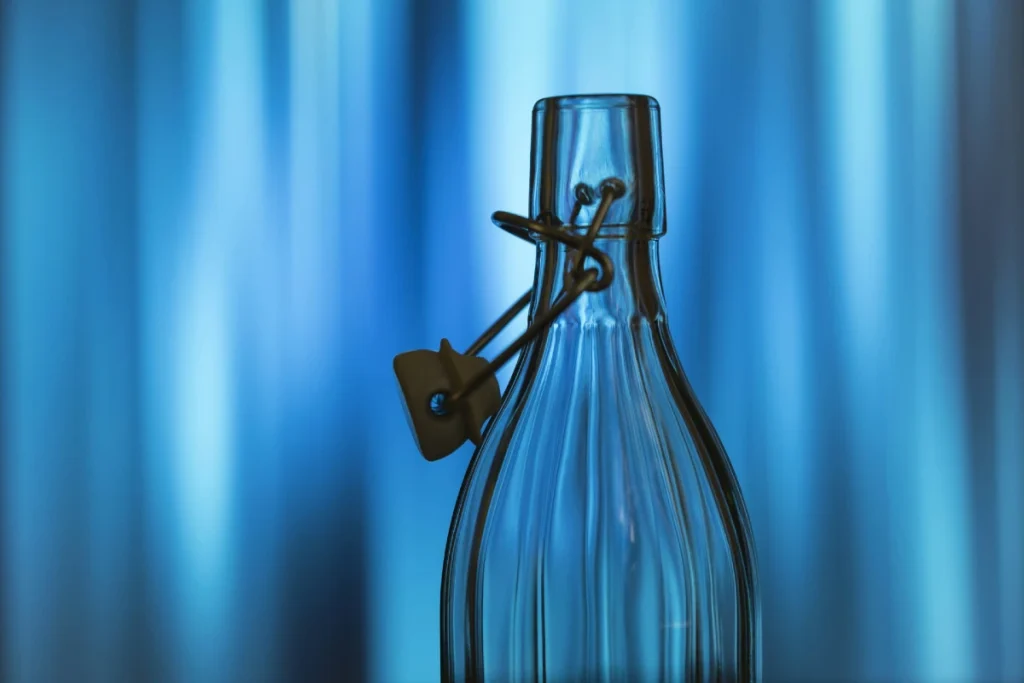 addio bottiglia vino vetro