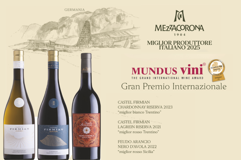 Mezzacorona premiata come Miglior Produttore Italiano al Mundus Vini Spring Tasting 2025