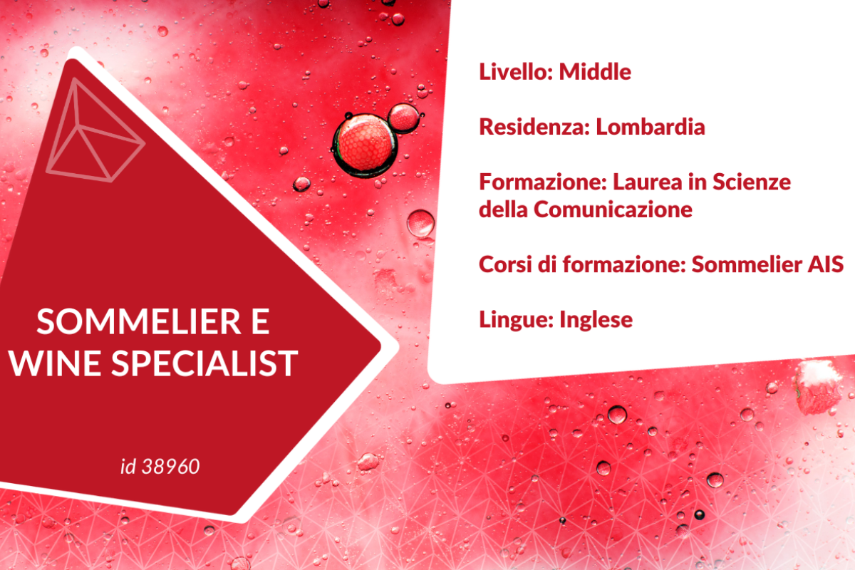 SOMMELIER & WINE SPECIALIST.