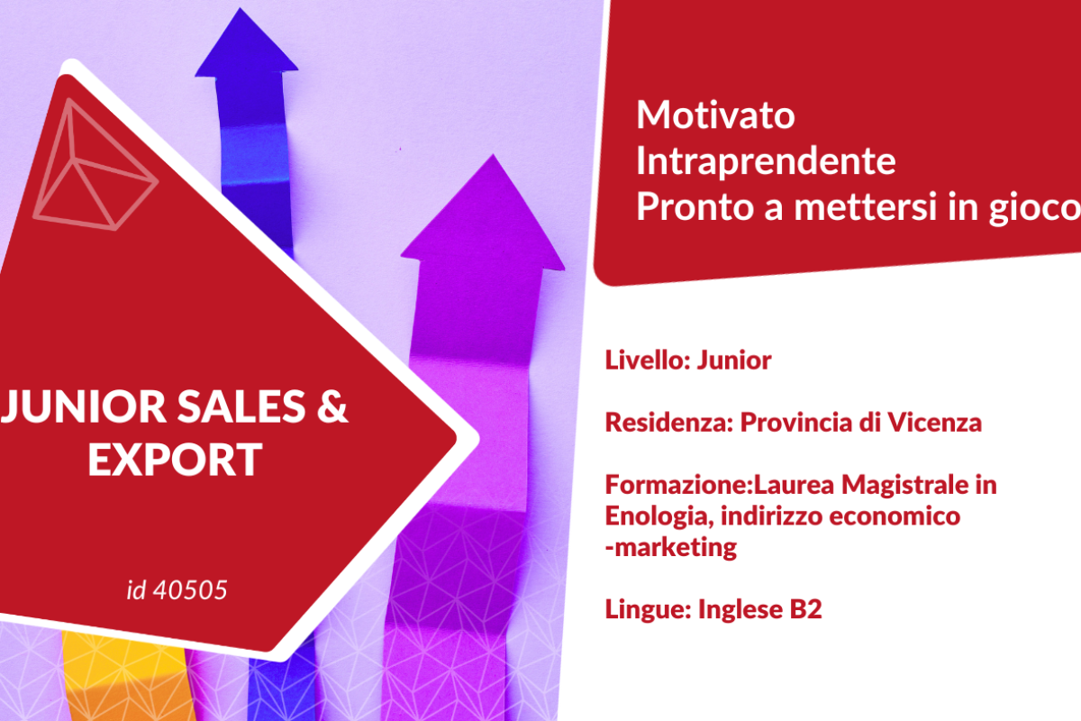 Junior Sales & Export