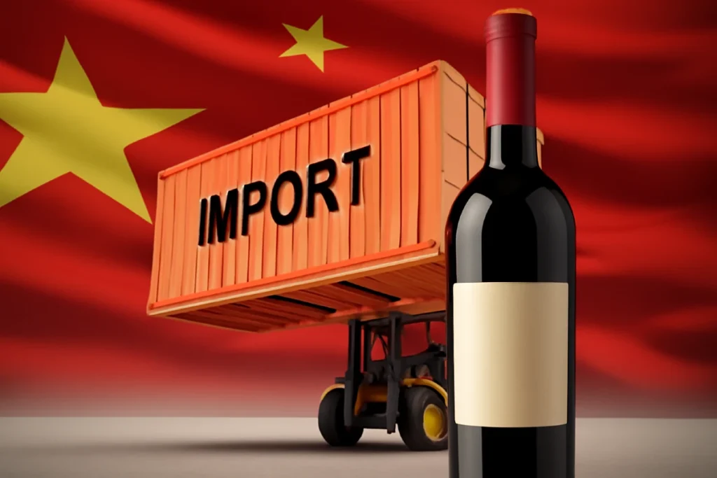 import vino mercato cina