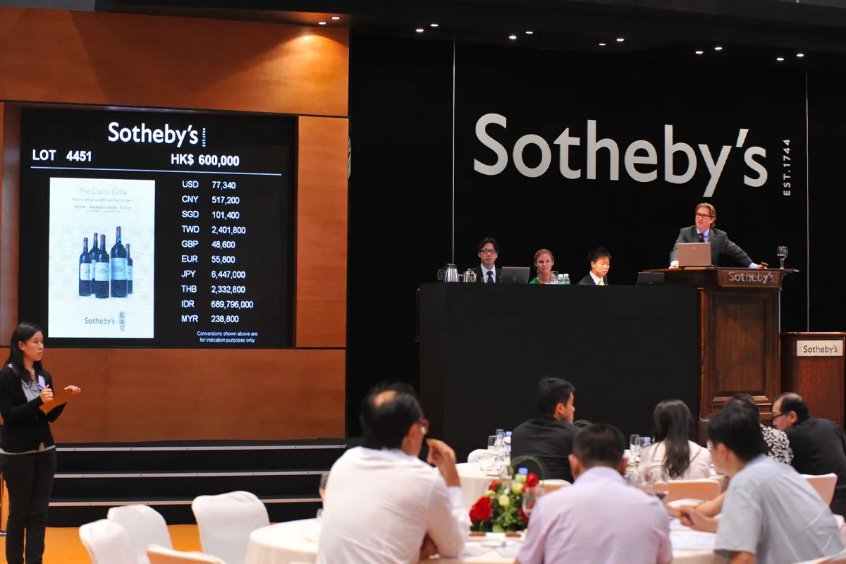 sotheby aste vino mercato fine wine