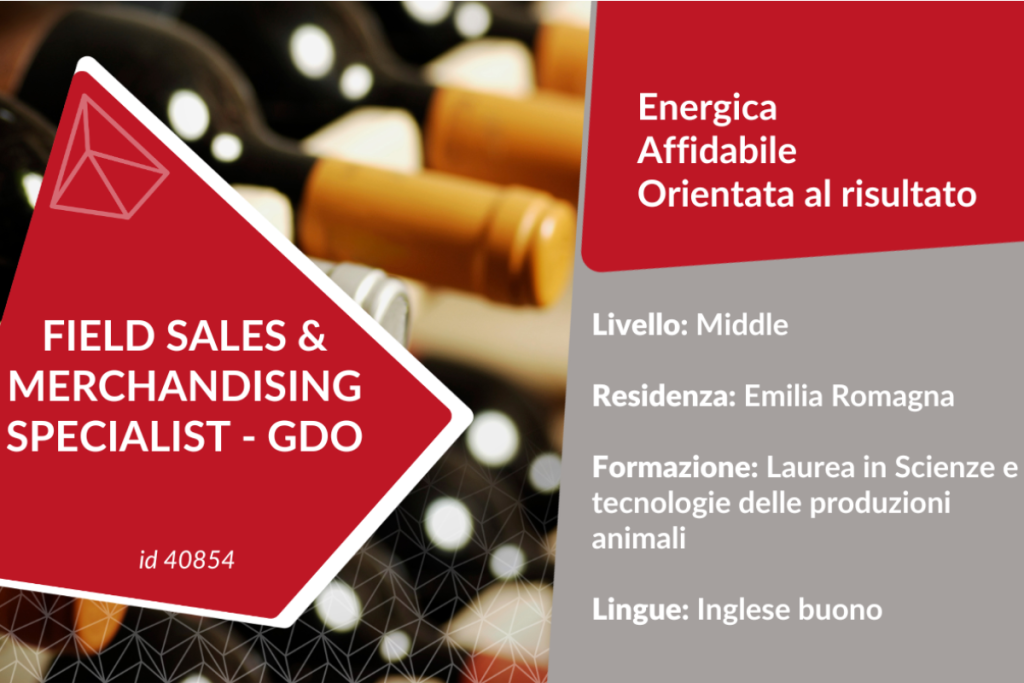 FIELD SALES & MERCHANDISING SPECIALIST GDO