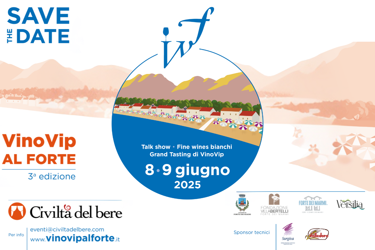 VinoVip torna a Forte dei Marmi nell'estate 2025 con focus sui fine wines bianchi e i giovani dell'enologia