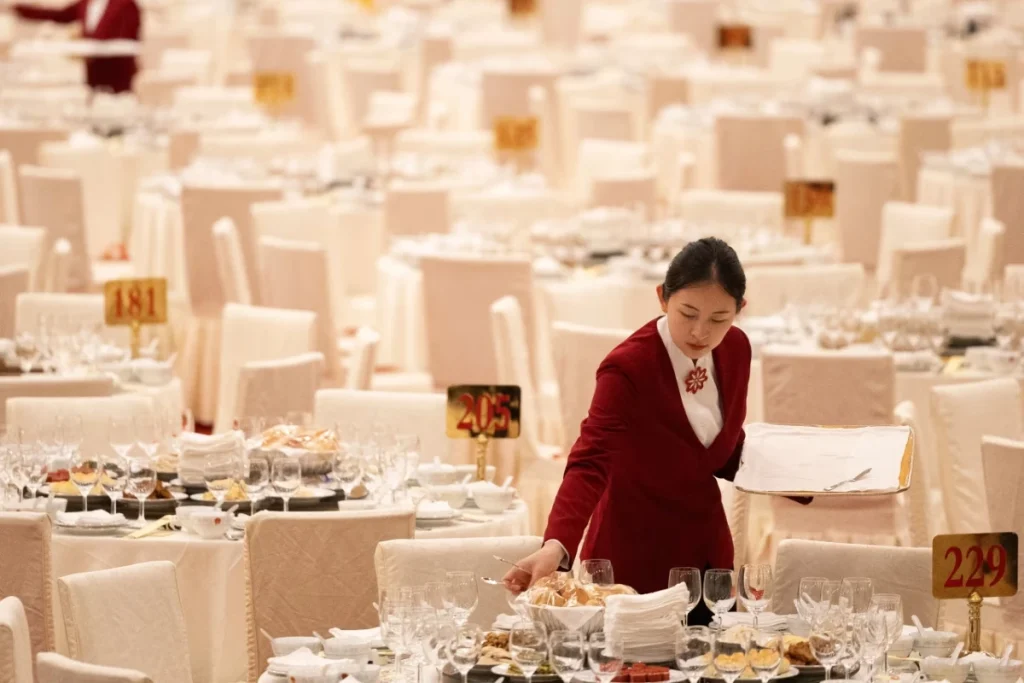 no alcol banchetti cina