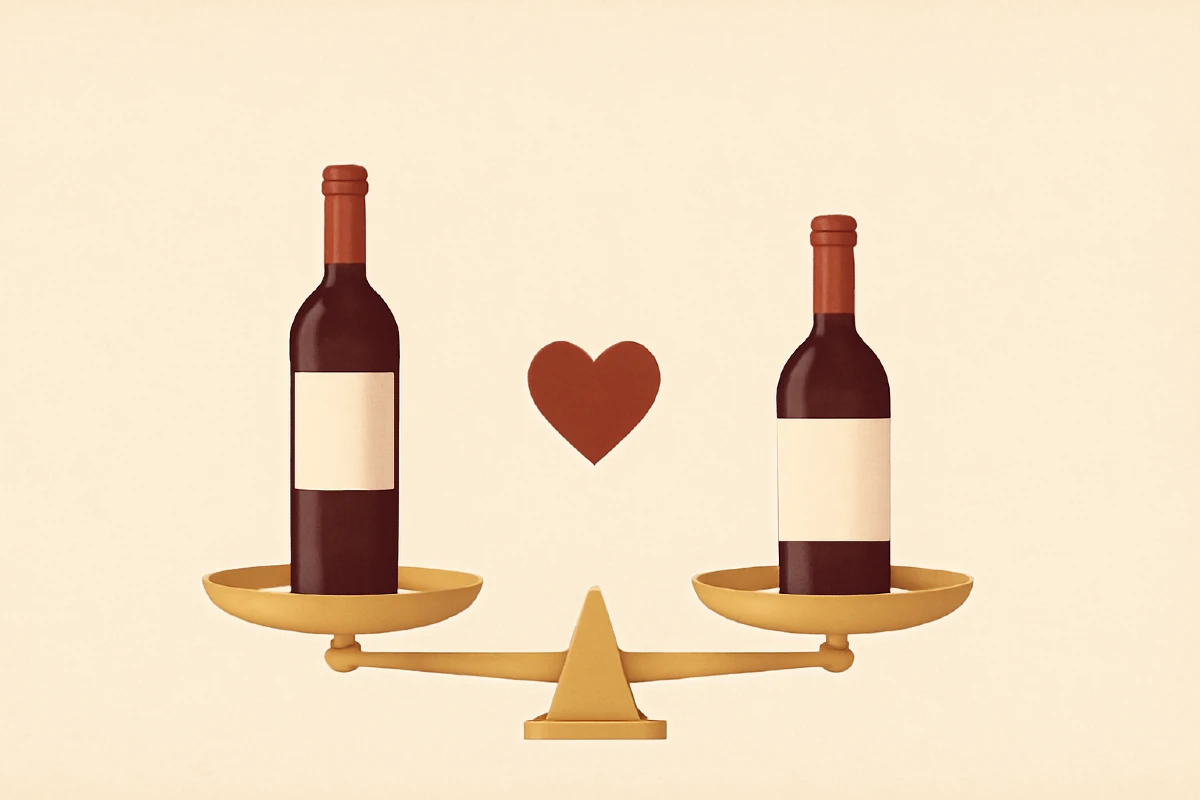 vino migliore o vino preferito