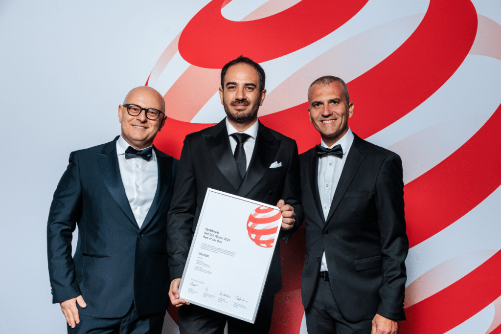 Grapur di Mack & Schühle Italia trionfa ai Red Dot Award 2025 per Design Sostenibile e Packaging Innovativo