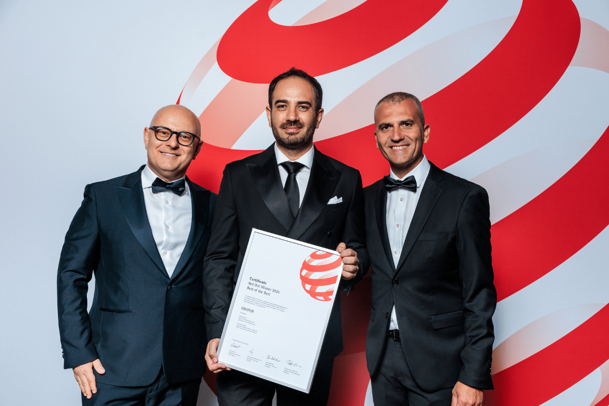 Grapur di Mack & Schühle Italia trionfa ai Red Dot Award 2025 per Design Sostenibile e Packaging Innovativo