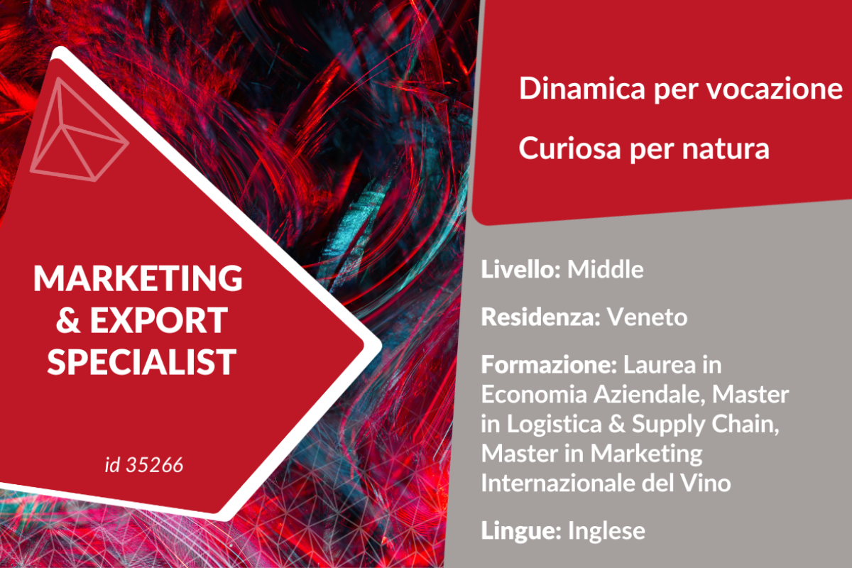 Marketing & Export Specialist