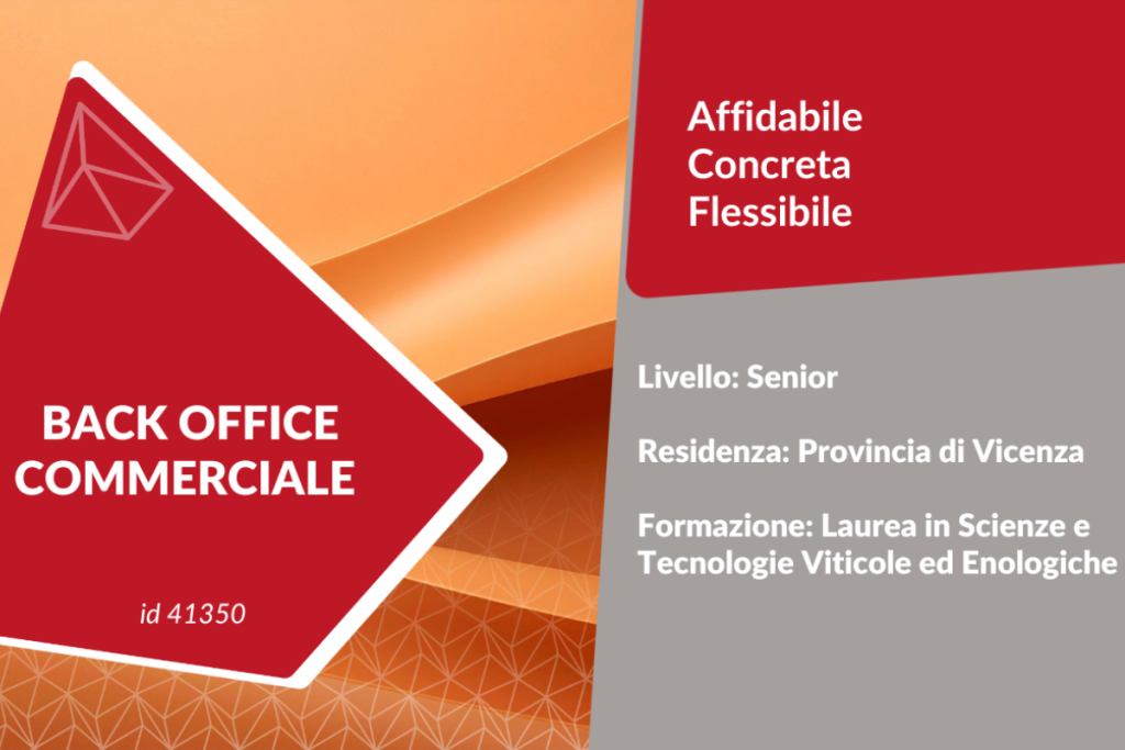BACK OFFICE COMMERCIALE