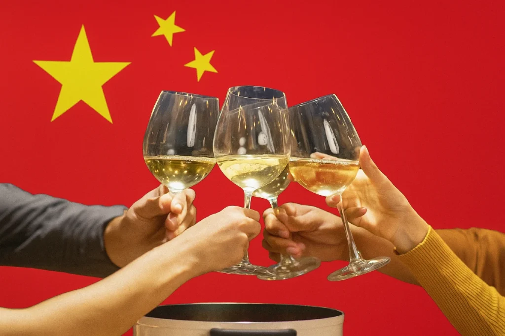 cina vino bianco
