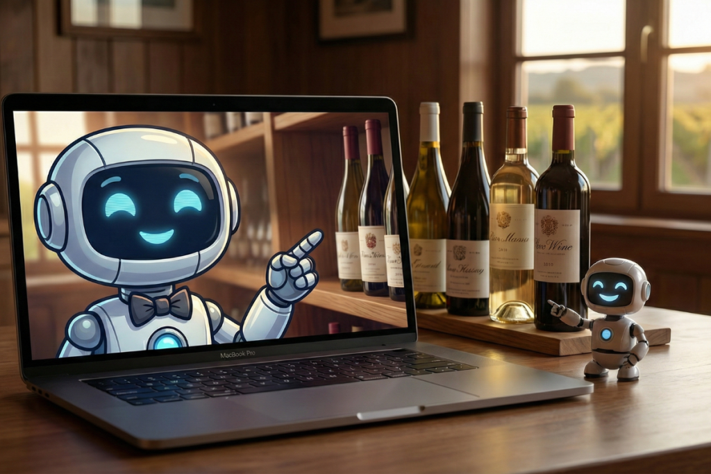 E se l’AI diventasse il concierge virtuale per le vendite online dtc della cantina?