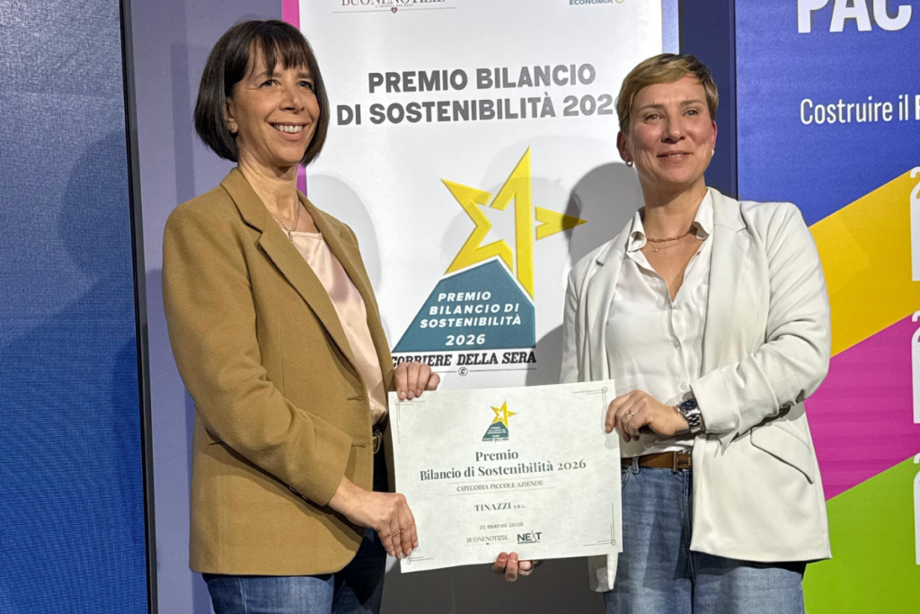 Tinazzi premiata per la sostenibilità riconoscimento al Bilancio ESG 2026