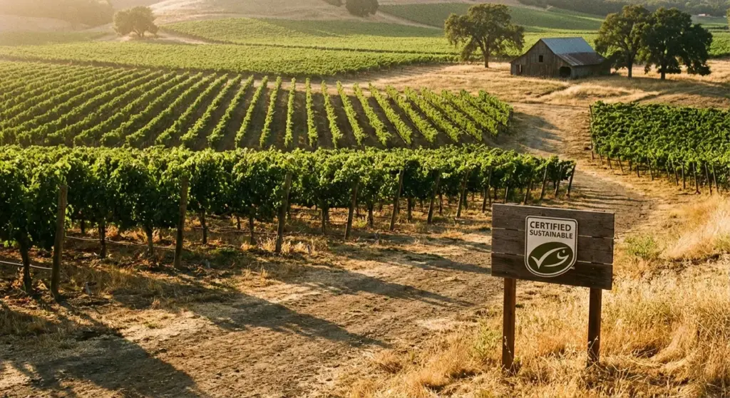 La California ha dichiarato aprile il mese del vino sostenibile