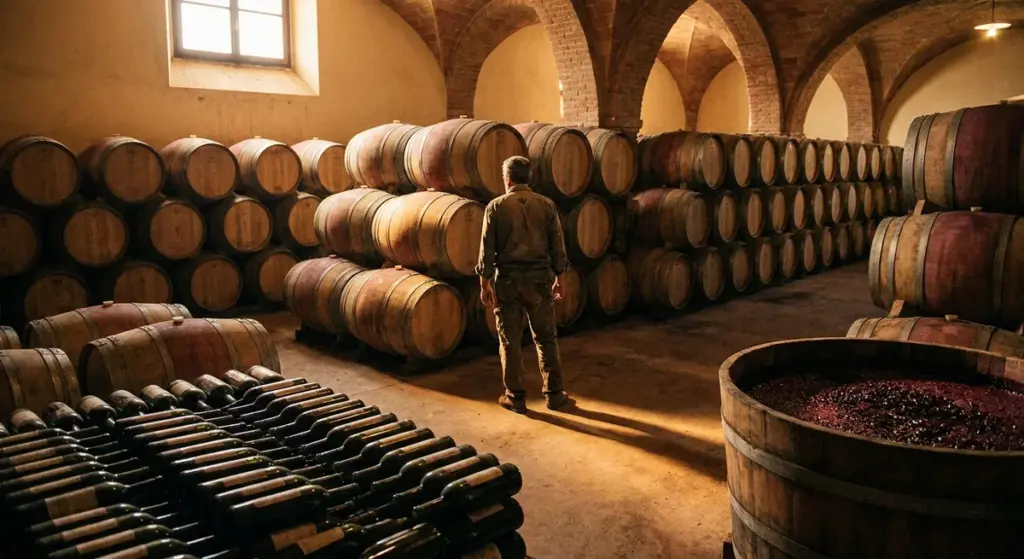 Le cantine italiane hanno troppo vino.