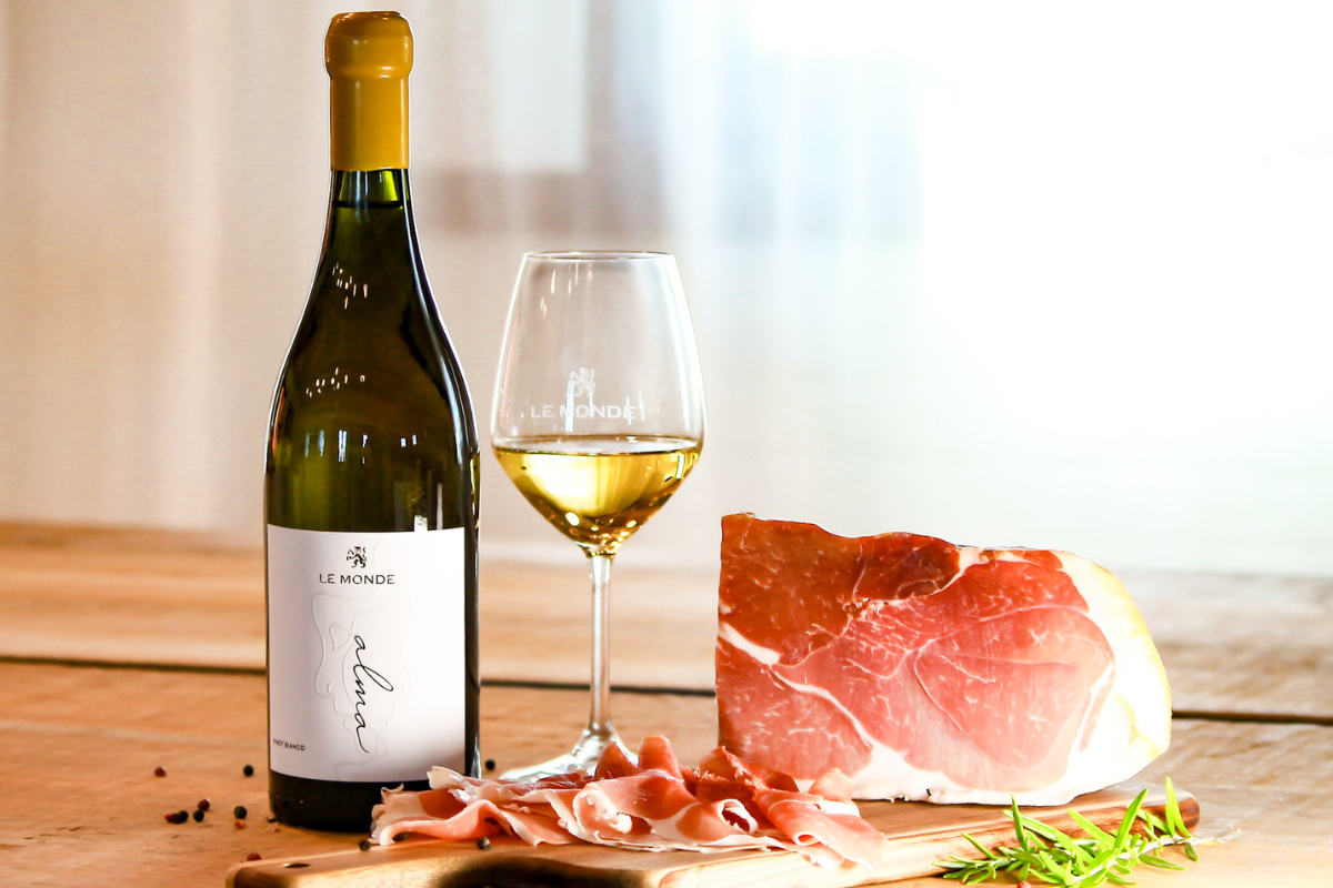 Alma Pinot Bianco e crudo di Ragogna l'eccellenza del Friuli in tavola