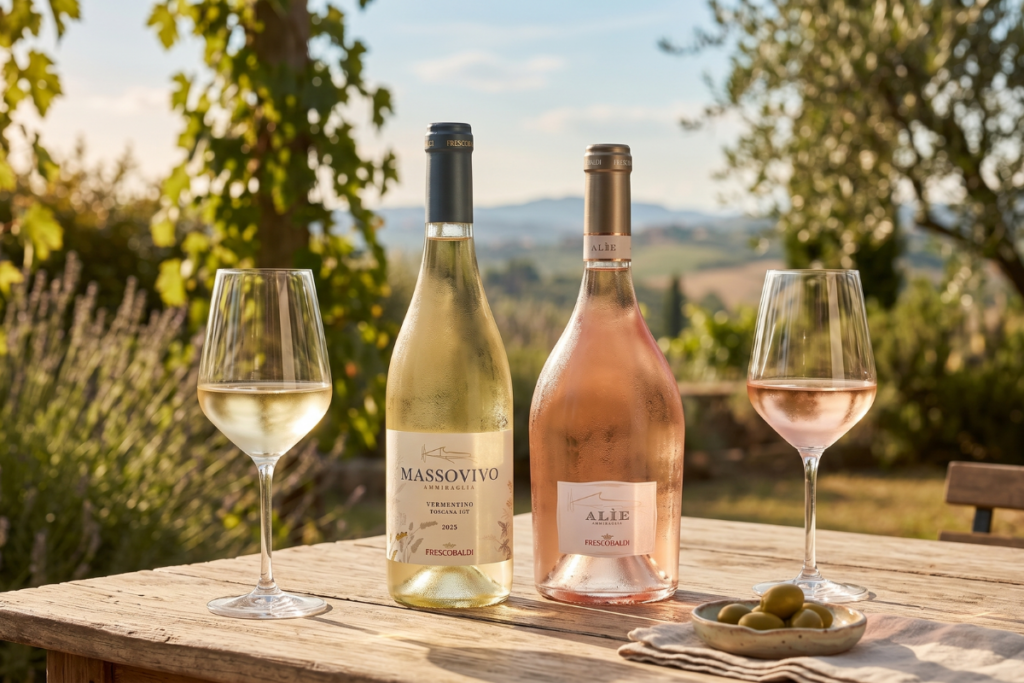 Marchesi Frescobaldi presenta Massovivo 2025 e Alìe 2025 due vini per raccontare l'estate della Maremma