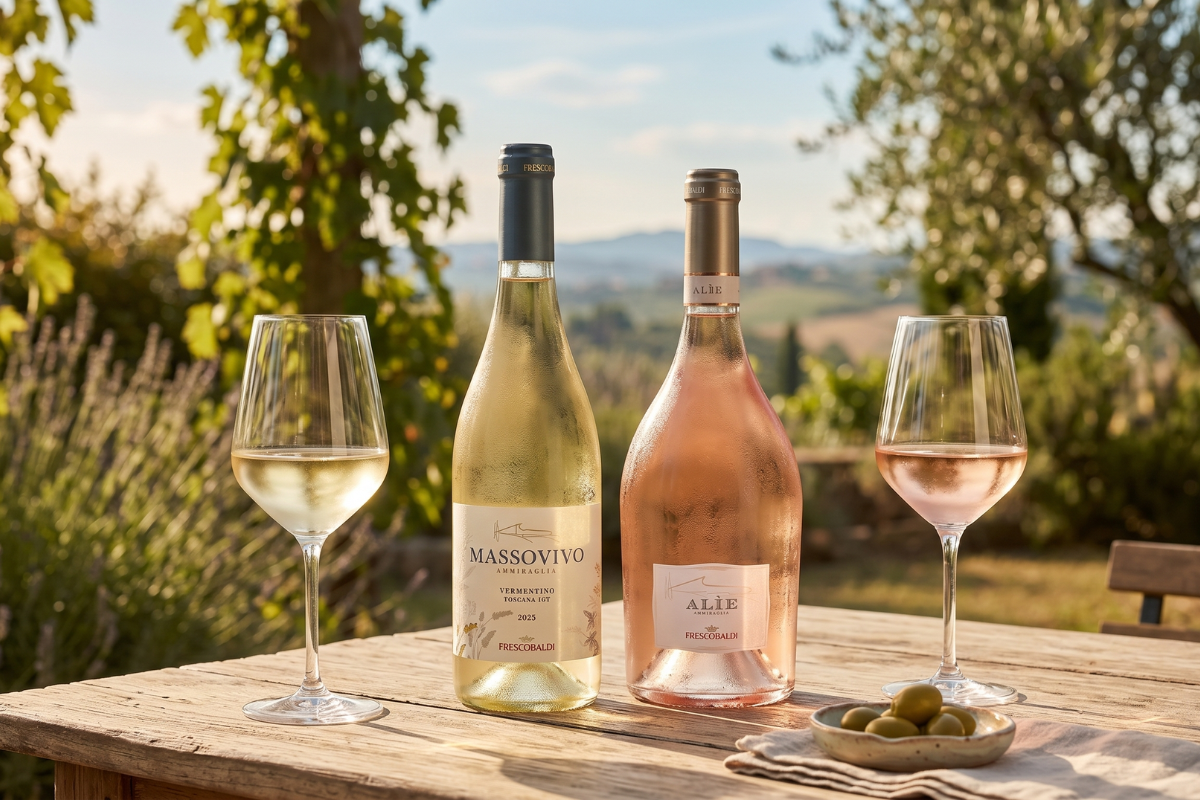 Marchesi Frescobaldi presenta Massovivo 2025 e Alìe 2025 due vini per raccontare l'estate della Maremma