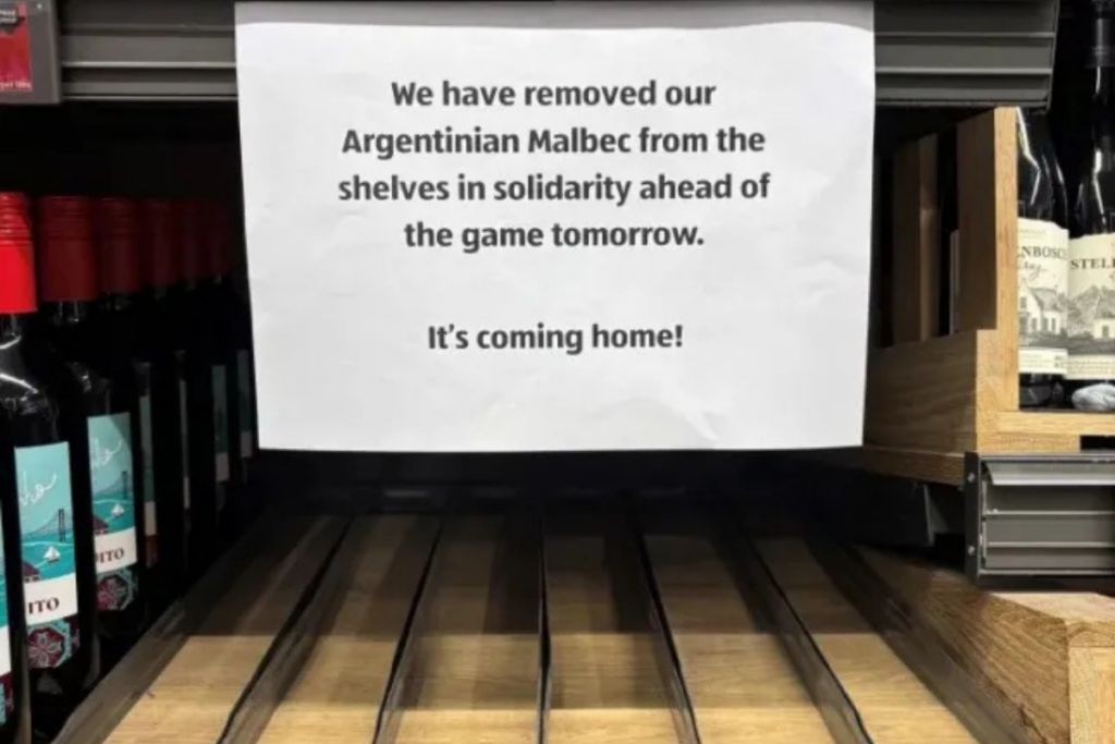 Aldi toglie il Malbec argentino dagli scaffali per “solidarietà calcistica”