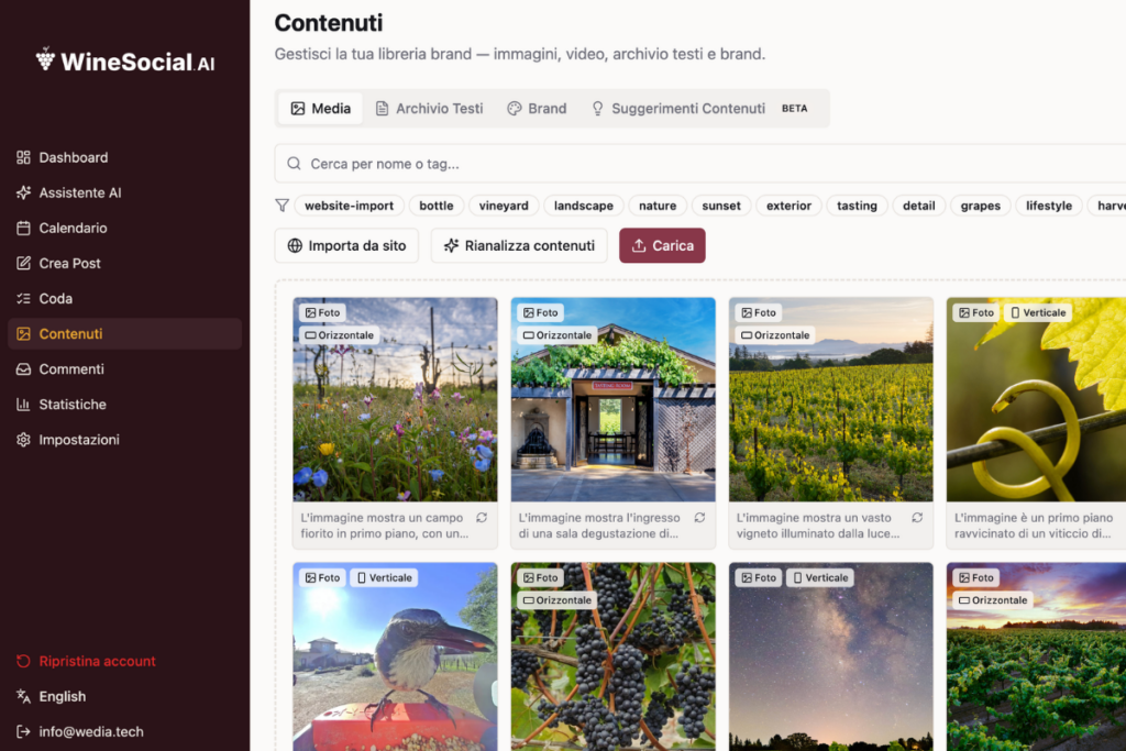 WineSocial.AI, l'intelligenza artificiale che gestisce Instagram per le cantine italiane