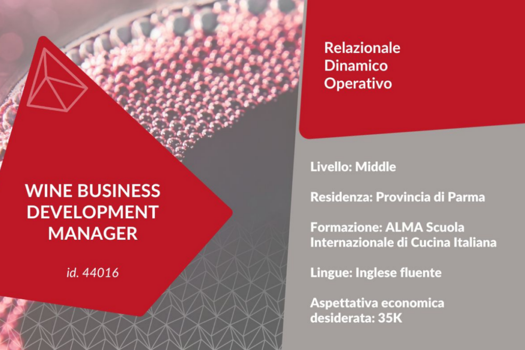 WINE BUSINESS DEVELOPMENT MANAGER
