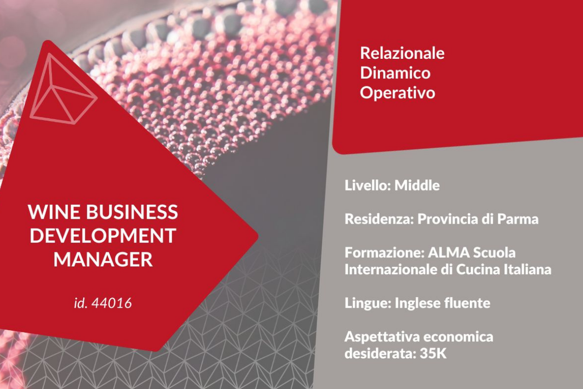 WINE BUSINESS DEVELOPMENT MANAGER