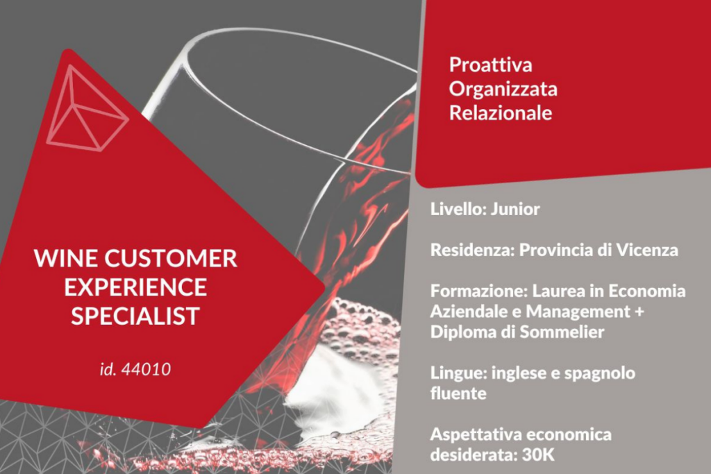 WINE CUSTOMER EXPERIENCE SPECIALIST