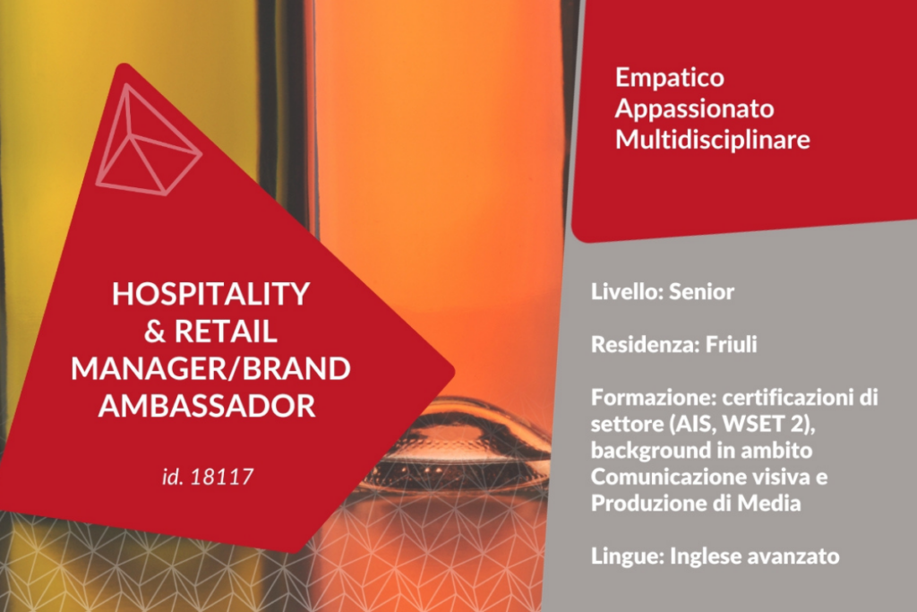 HOSPITALITY & RETAIL MANAGER:BRAND AMBASSADOR