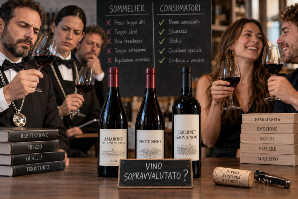 Vino sopravvalutato