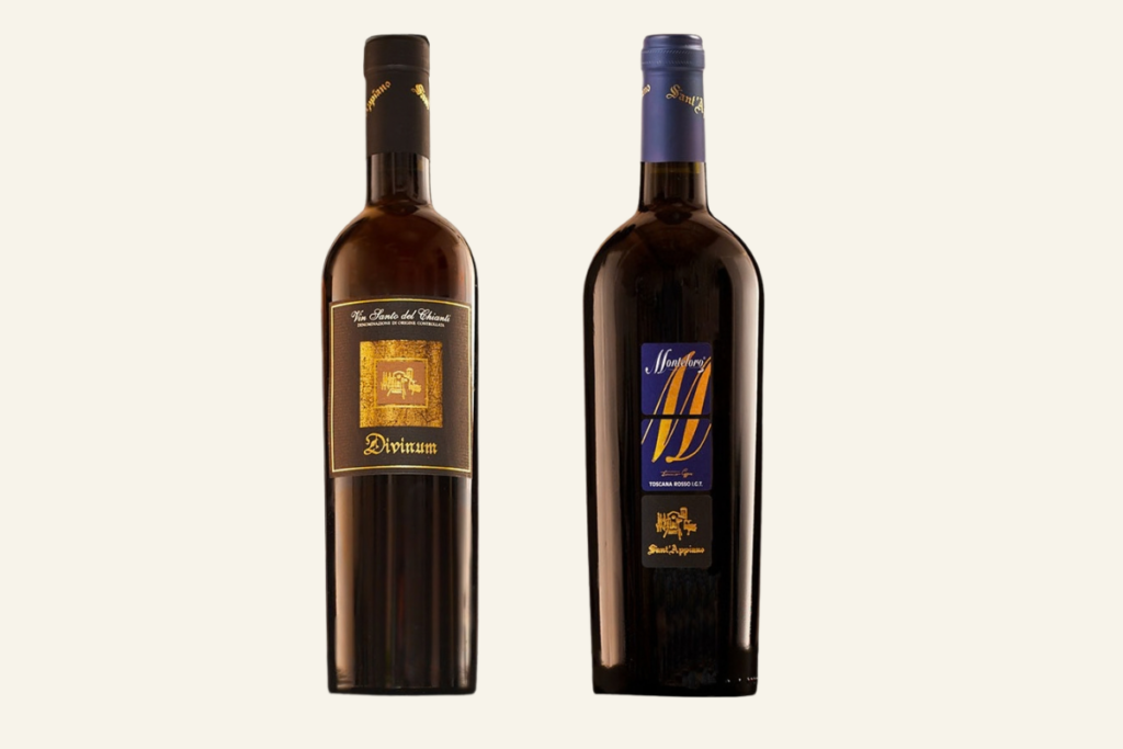 Il tempo nel bicchiere Divinum 2015 e Monteloro 2020 di Fattoria Sant'Appiano